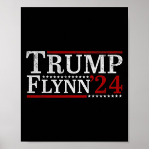 Póster Flynn 2024 vicepresidente: Hombres con espalda est