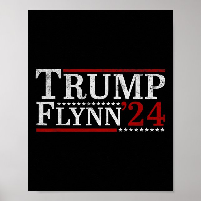 Póster Flynn 2024 vicepresidente: Hombres con espalda est (Frente)