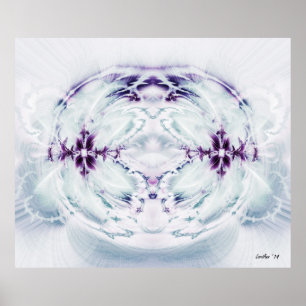 Póster FM - Violeta y Verde azulada 2