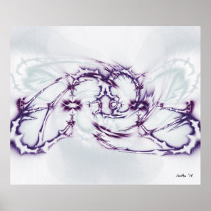 Póster FM - Violeta y Verde azulada 3