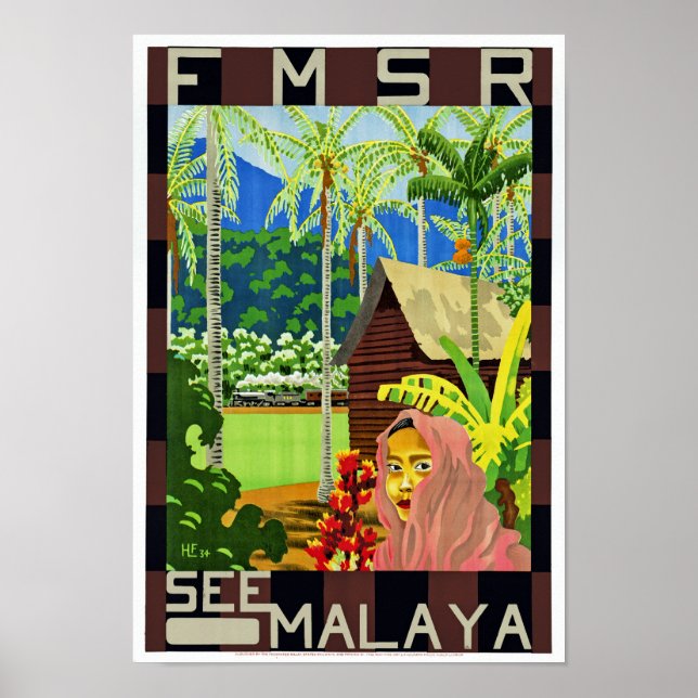 Póster FMSR Véase Malaya (Frente)