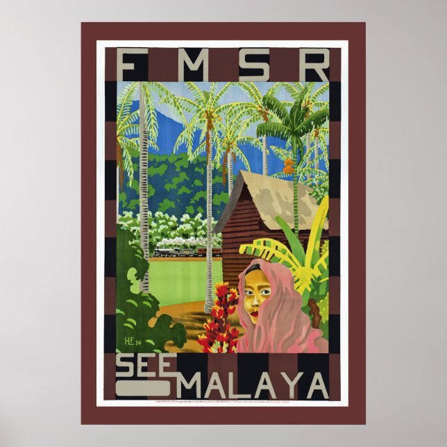 Póster FMSR Véase Malaya (Frente)