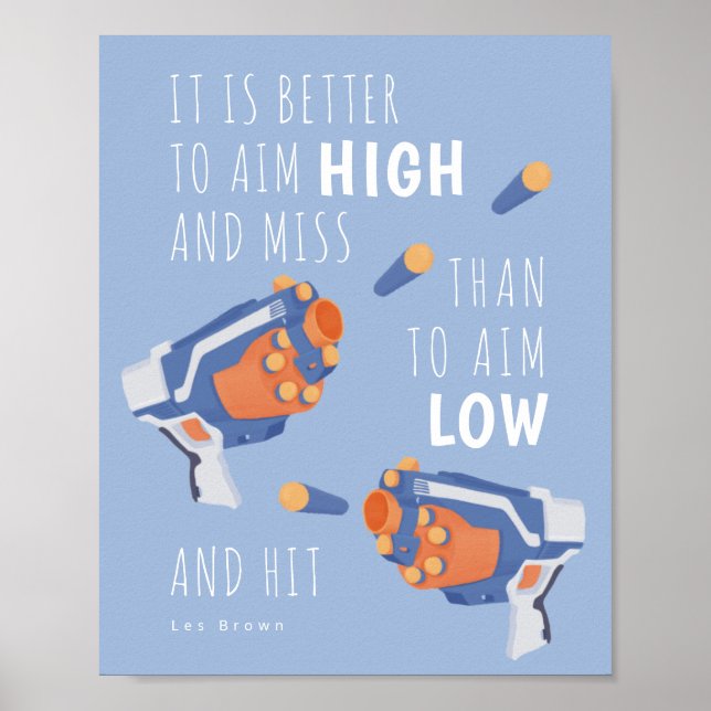 Póster Foam dart gun inspirational design (Frente)