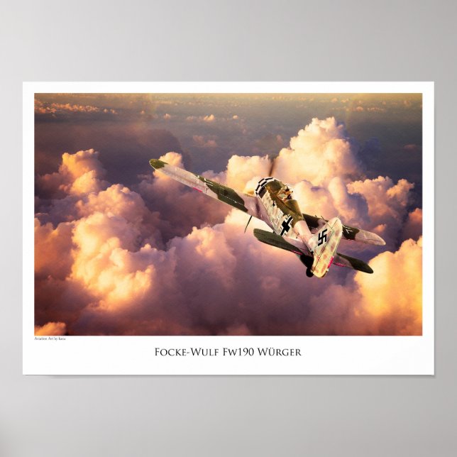 Póster Focke-Wulf Fw 190 (Frente)