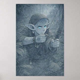 Póster Foco/Cazador/Jungla Salvaje