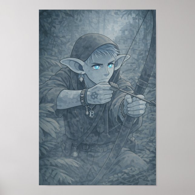 Póster Foco/Cazador/Jungla Salvaje (Frente)