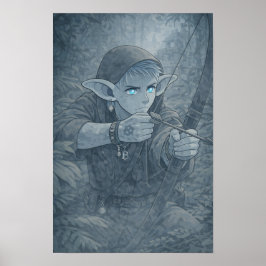 Póster Foco/Cazador/Jungla Salvaje