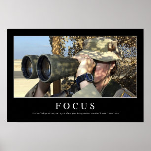 Póster Foco: Cita inspiradora