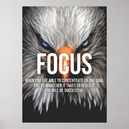 Póster FOCUS - Eagle Motivational