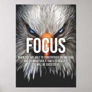 Póster FOCUS - Eagle Motivational