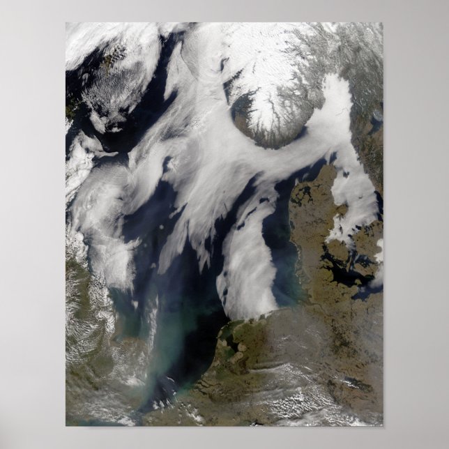 Póster Fog in the North Sea (Frente)