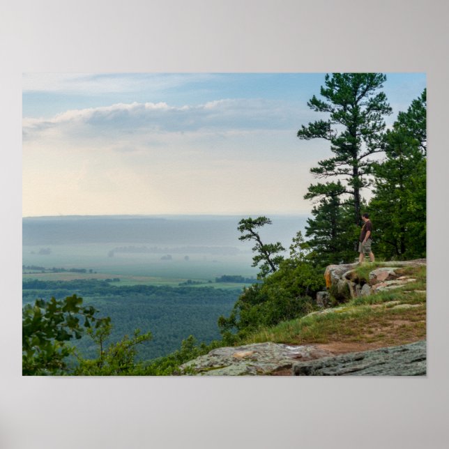 Póster Foggy At Petit Jean (Frente)