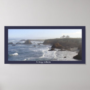 Póster Foggy Ft. Bragg California Morning