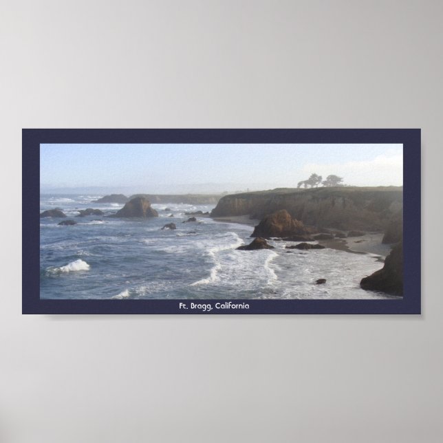 Póster Foggy Ft. Bragg California Morning (Frente)