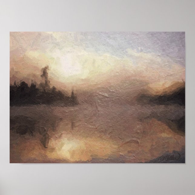 Póster Foggy Morning (Frente)