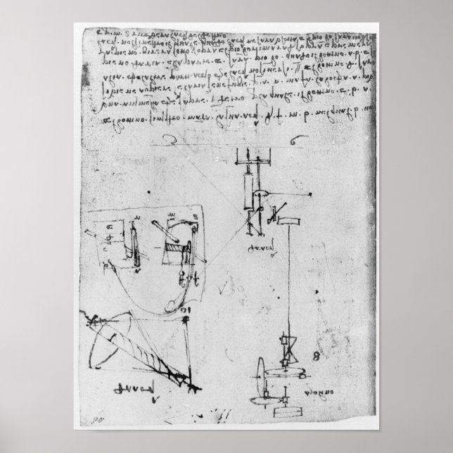 Póster Fol. 46v, del Codex Forster III, 1480s-1494 (Frente)