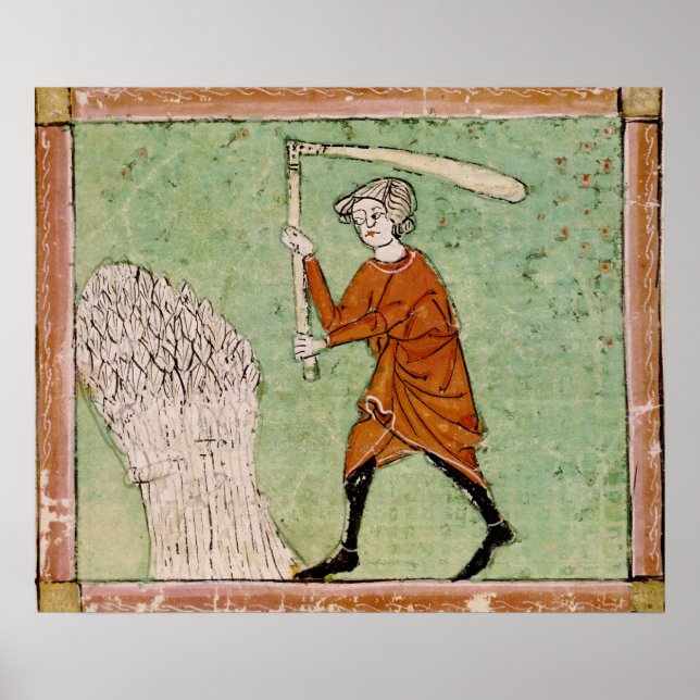 Póster Fol.59 Agosto: Amenazando con trigo (Frente)