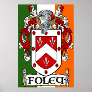 Póster Foley Coat of Arms Print