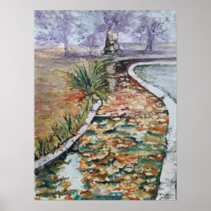 Póster Folhas caídas