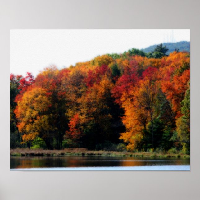 Póster Foliage De Otoño Por Pond Orton Art (Frente)