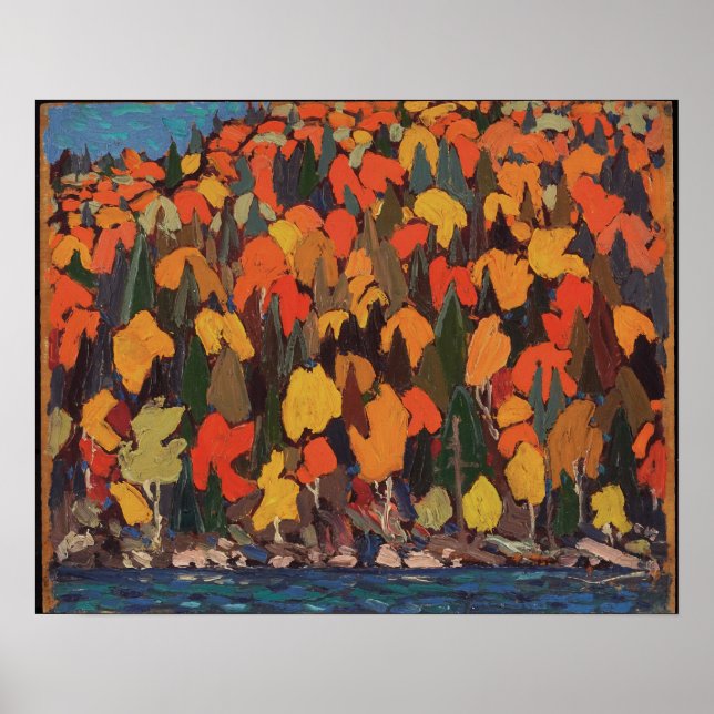 Póster Foliage de otoño - Tom Thomson (Frente)