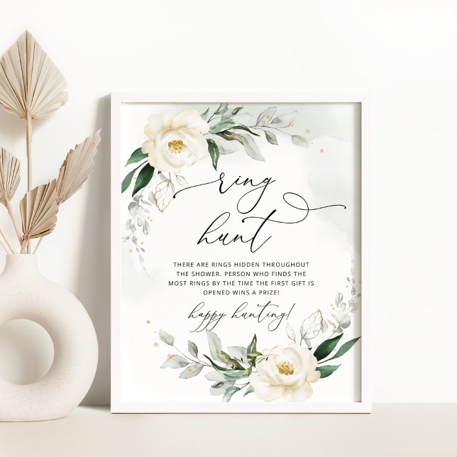 Póster Foliage elegante caza de anillo floral juego de no (Subido por el creador)