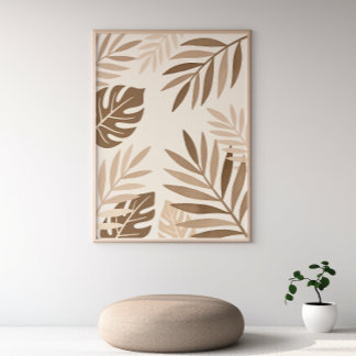 Póster Foliage tropical - Arte de pared mínimo-Poster jap