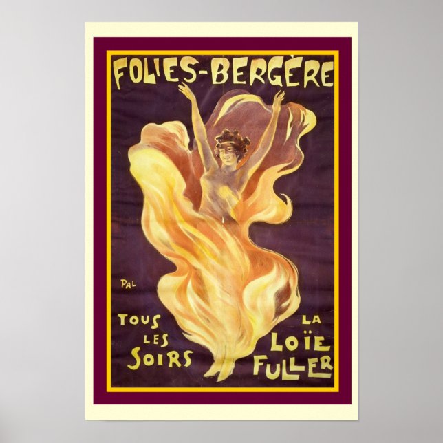 Póster Folies Bergere 13 x 19 poster (Frente)