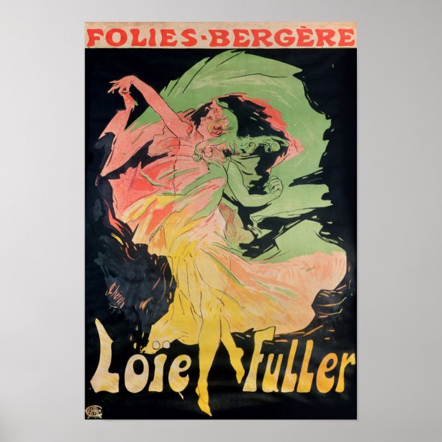 Póster Folies Bergeres: Loie Fuller, Francia (Frente)