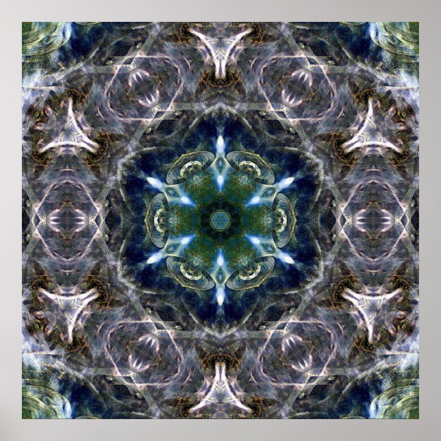 Póster Folk Mandala  Poster (Frente)