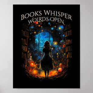 Póster Folleto Libros de Oferta Whisper, Worlopen Reading