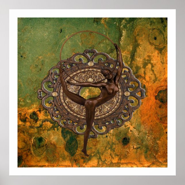 Póster Follies Bergère en París en 1920 (Frente)