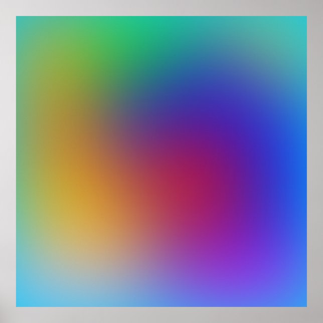 Póster Fondo abstracto brillante de color (Frente)