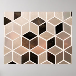 Póster Fondo abstracto de azulejos.