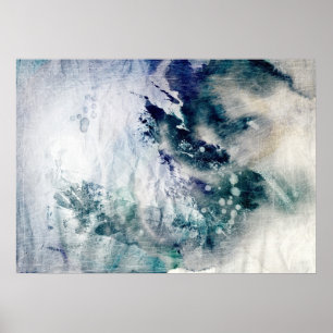 Póster Fondo abstracto de la acuarela en el papel 2 del