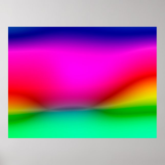 Póster fondo abstracto de las luces borrosas, patrón colo (Frente)