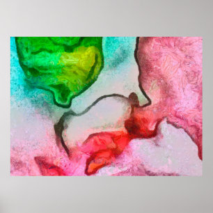 Póster Fondo abstracto de textura gruesa. Resumen bursáti