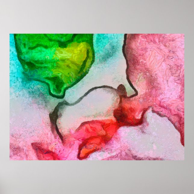 Póster Fondo abstracto de textura gruesa. Resumen bursáti (Frente)