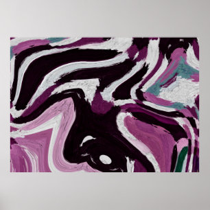 Póster Fondo abstracto del gráfico del trazo de pincel. A
