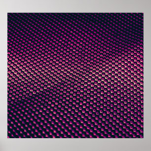 Póster Fondo abstracto futurista metálico rosa.