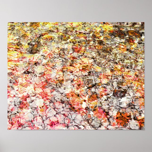 Póster Fondo abstracto genial, moderno y colorido (Frente)