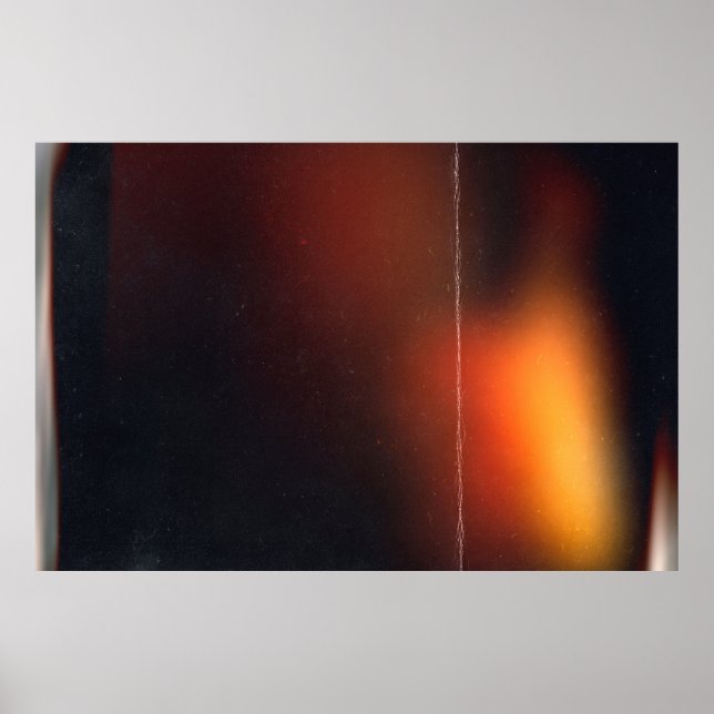 Póster Fondo abstracto negro. Efecto fotográfico. Fenómen (Frente)