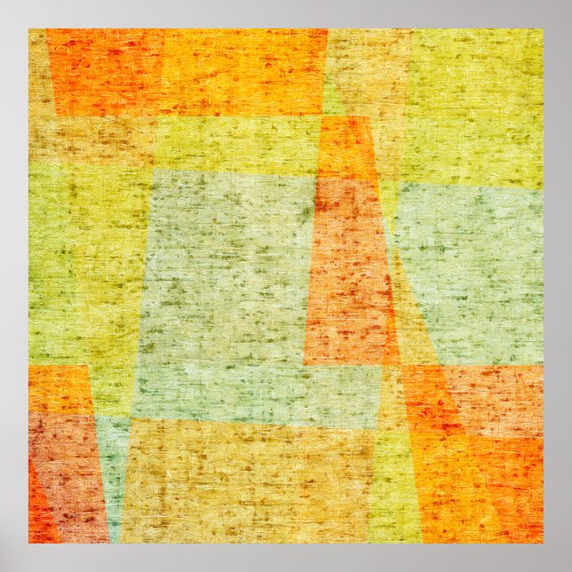 Póster Fondo antiguo de fondo gris con delicado textu abs (Frente)