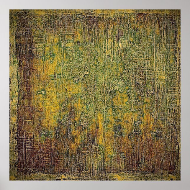 Póster Fondo antiguo de fondo o textura anticuada de colo (Frente)