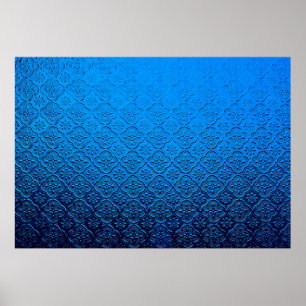 Póster fondo azul