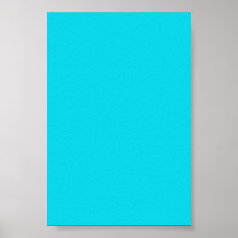 Póster Fondo azul Aqua Neon en un Poster