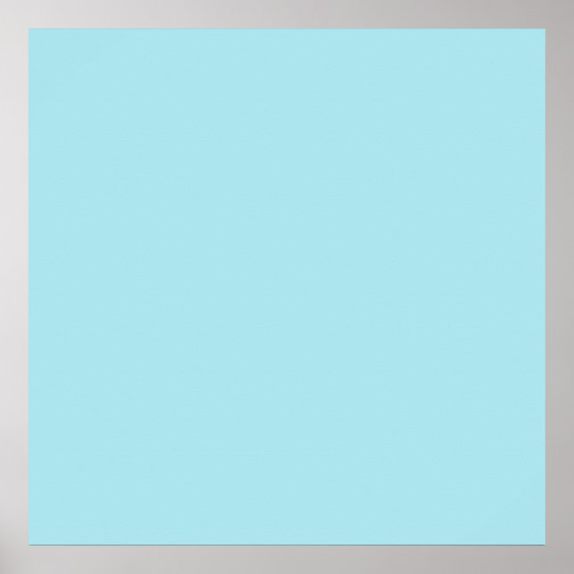Póster Fondo azul brillante (Frente)