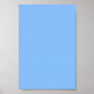 Póster Fondo azul del bebé pastel en un Poster