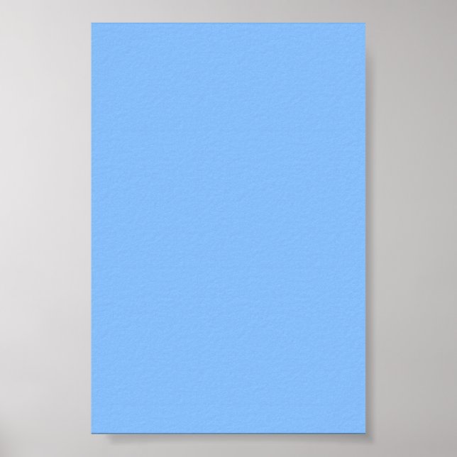 Póster Fondo azul del bebé pastel en un Poster (Frente)