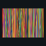 Póster fondo brillante y colorido hecho de stripescol<br><div class="desc">fondo brillante y colorido hecho de rayas color,  rayas,  patrón,  fondo,  línea,  arte,  multi, pop,  arcoiris,  fino, pinstripe, feliz, textura, humor, diseño, dinámico, pin, 70, moda, vintage, retro, ilustracion, </div>